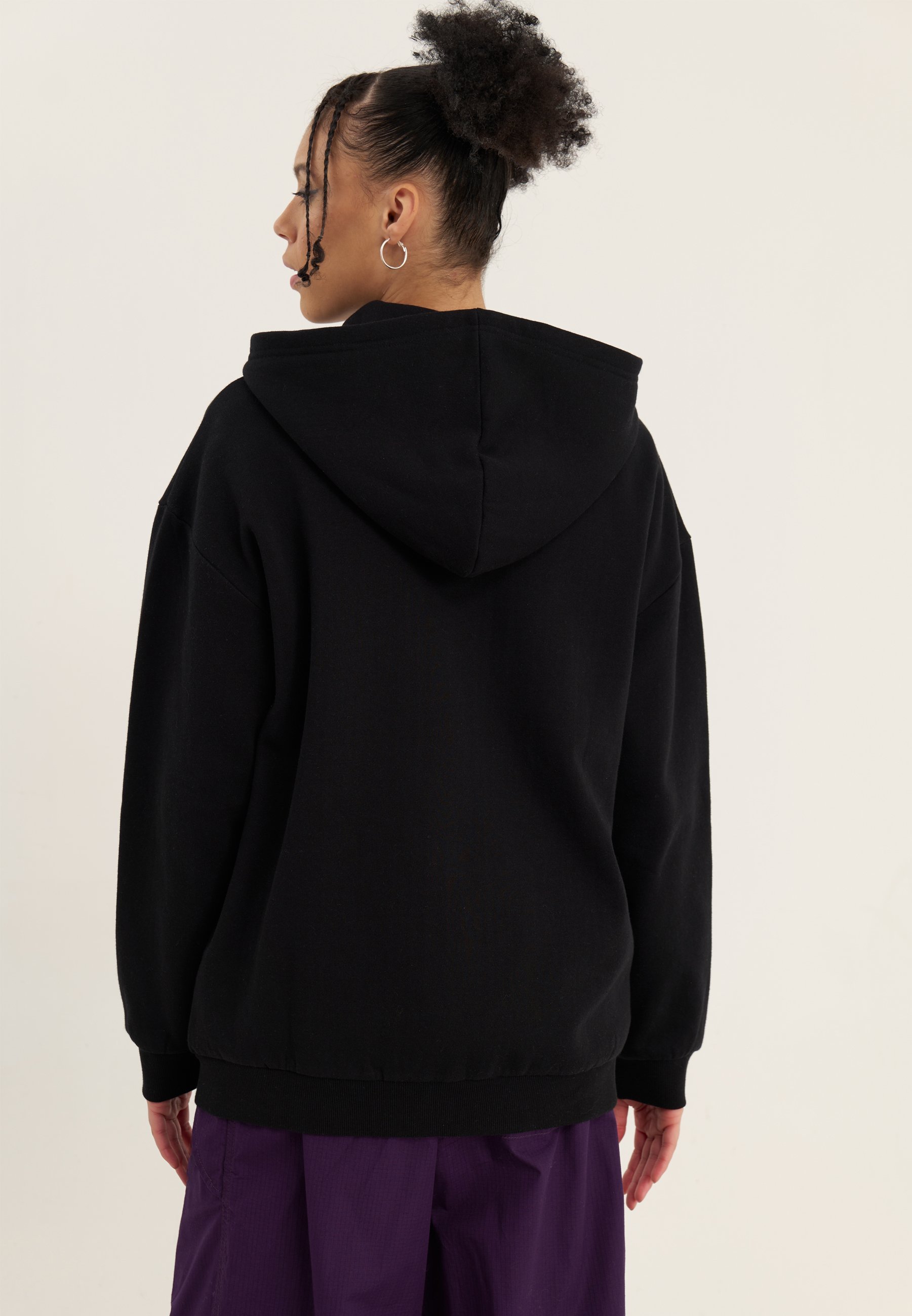 YOURTURN UNISEX - Felpa con zip - nera