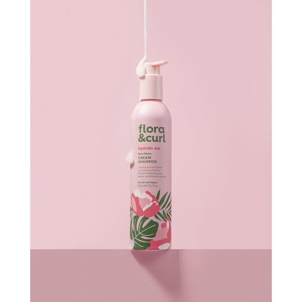 Flora & Curl Rose Water Cream Shampoo<br>300ml