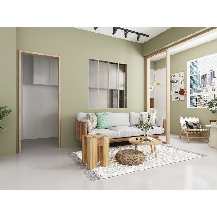 Mampara de cristal corredera de aluminio con recubrimiento de polvo natural claro, 120x130 cm - RAVENA