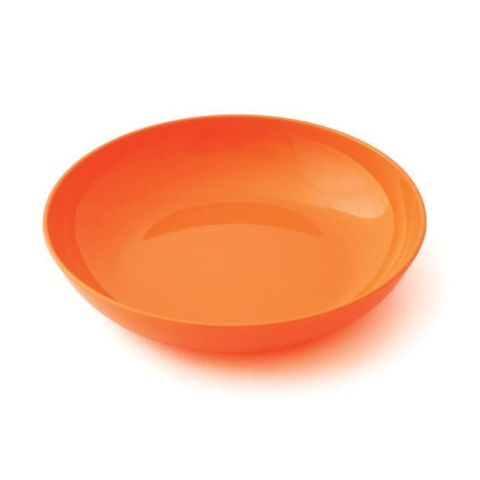 MILL'O BABY Magnetronbestendig polypropyleen bord 18,5 cm Citrus Oranje Ondoorzichtig