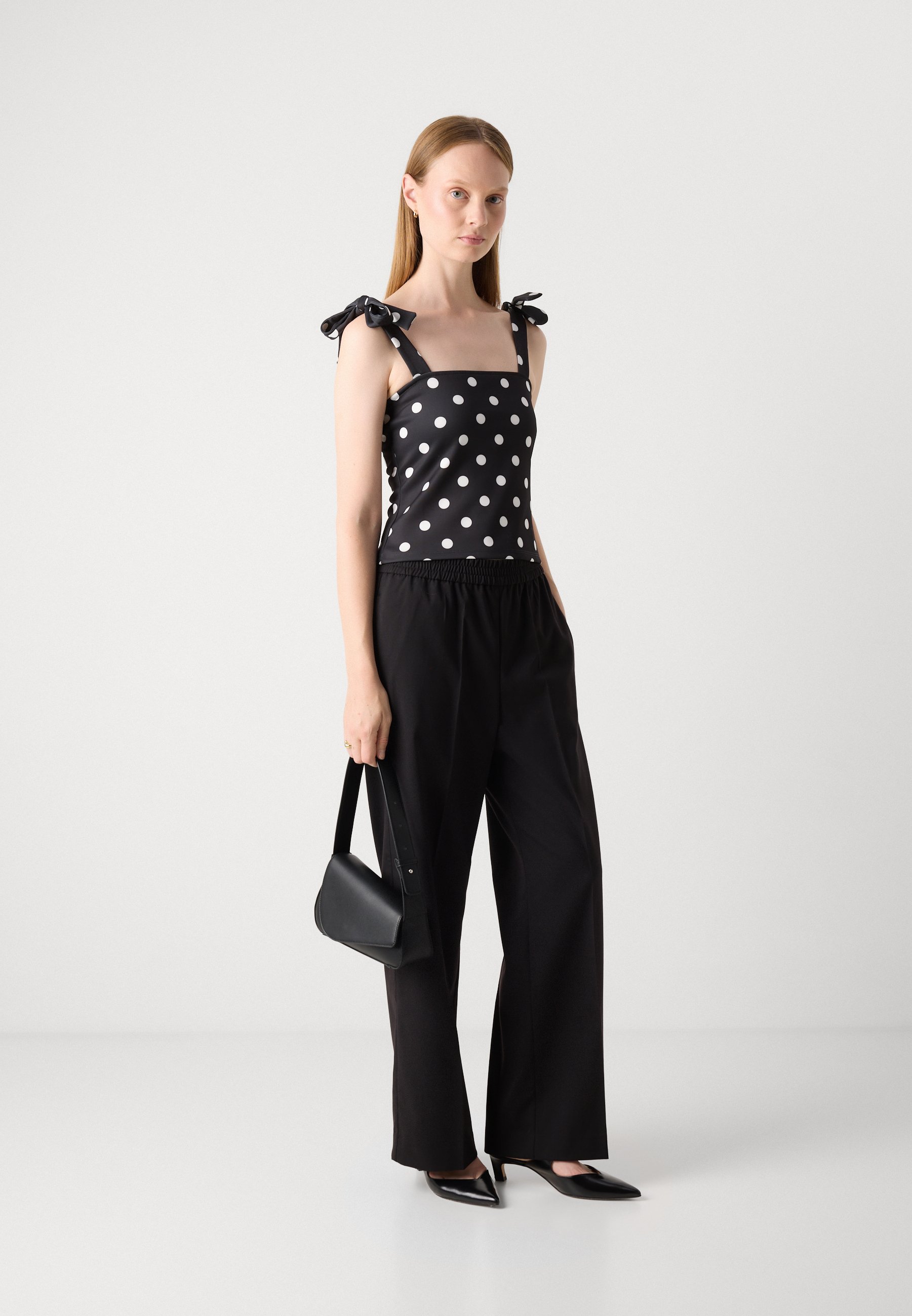 Lindex BUKSER STELLA WELL DRESSED - Bukser - black