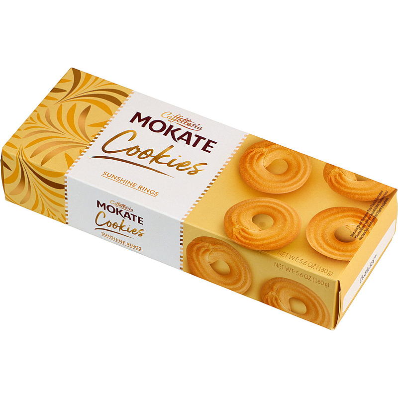 Biscuits Mokate 160 g Couronne de vanille