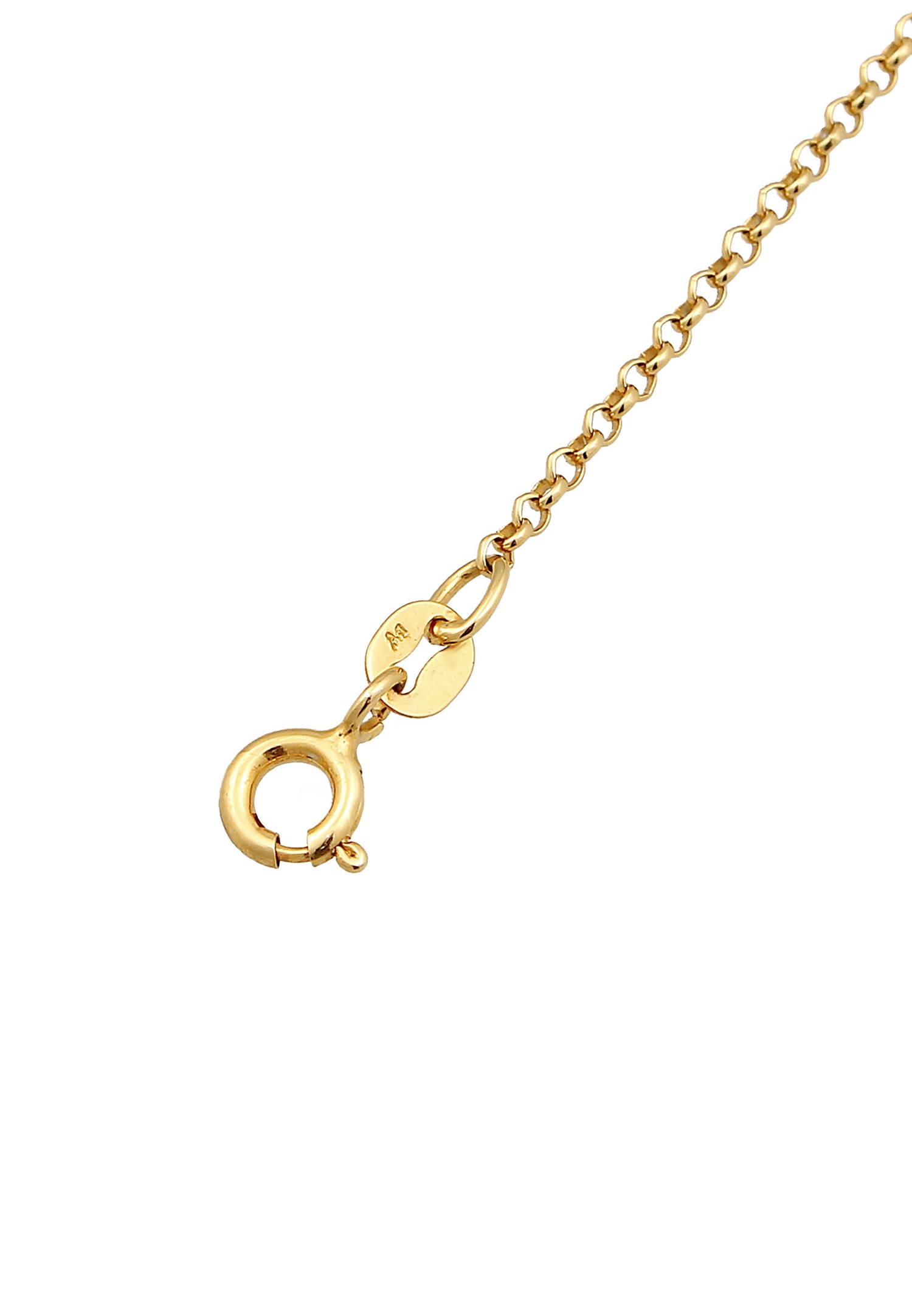 Elli Enfants pendentif Rond Vintage avec perles de coquillage en argent sterling 925