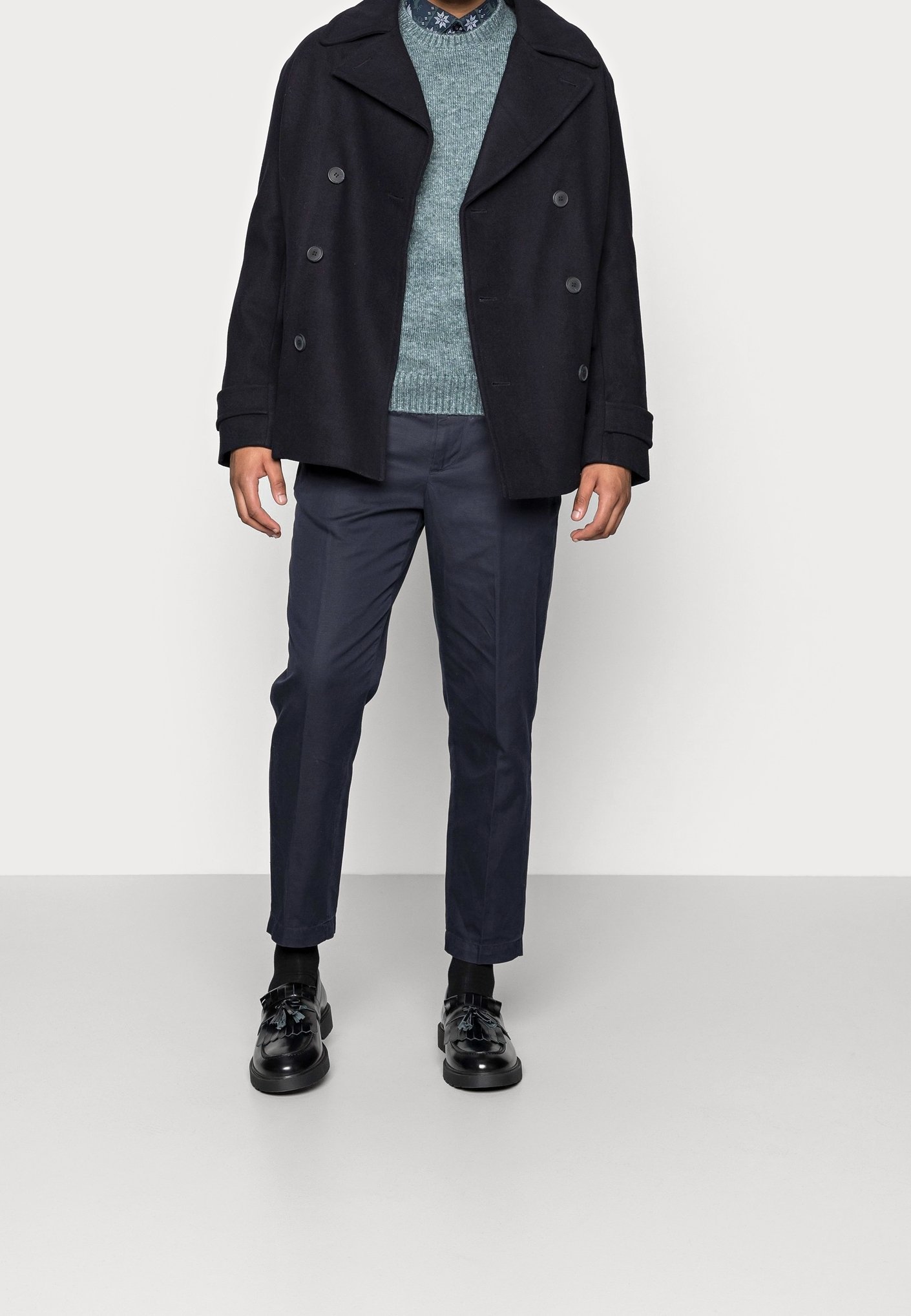 Pull Pier One - bleu-gris