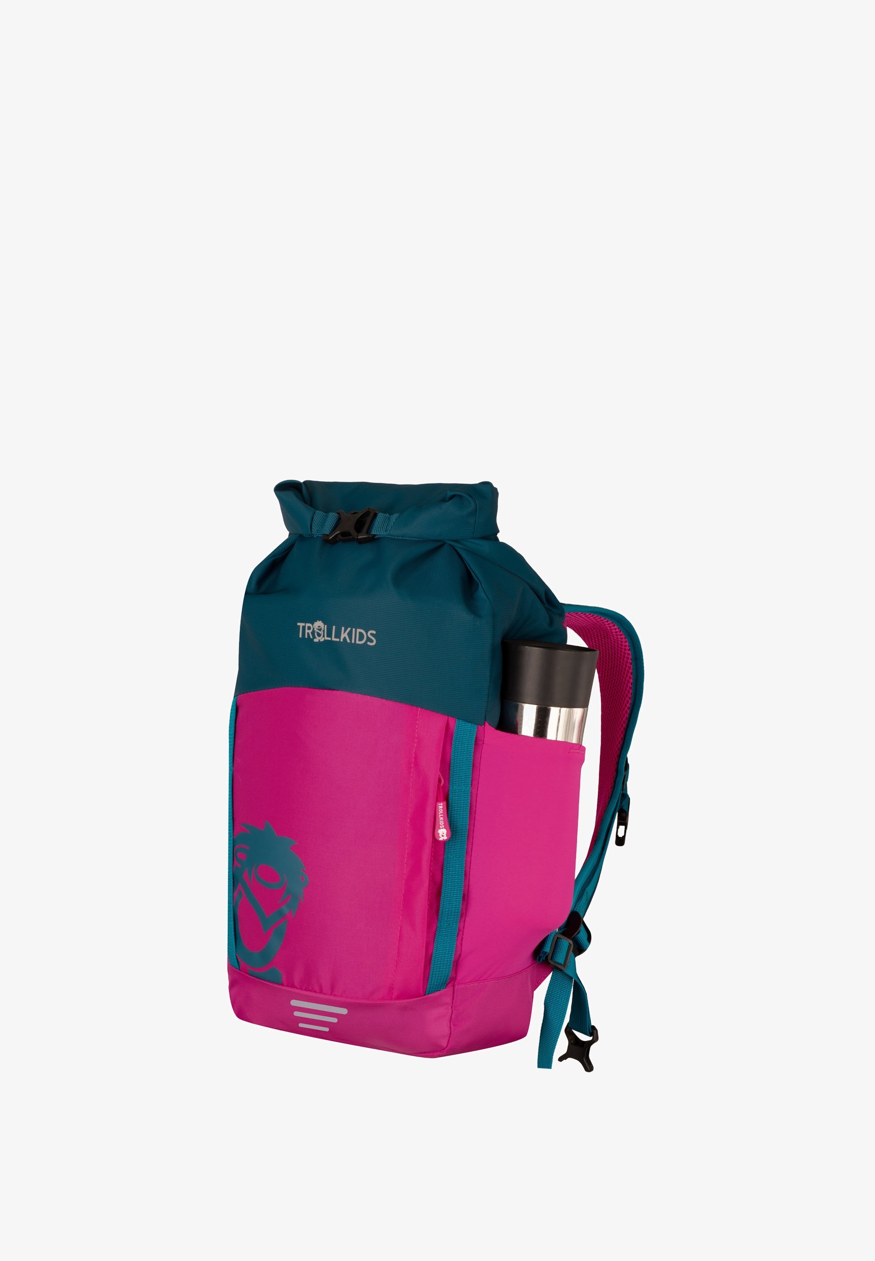TROLLKIDS SENJA - Zainetto - rosa acceso/blu porto/blu Madeira