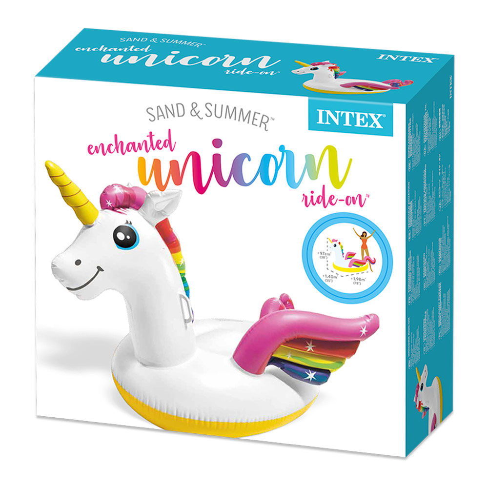 Intex Inflatable Unicorn, Medium Size 201x140x97 cm