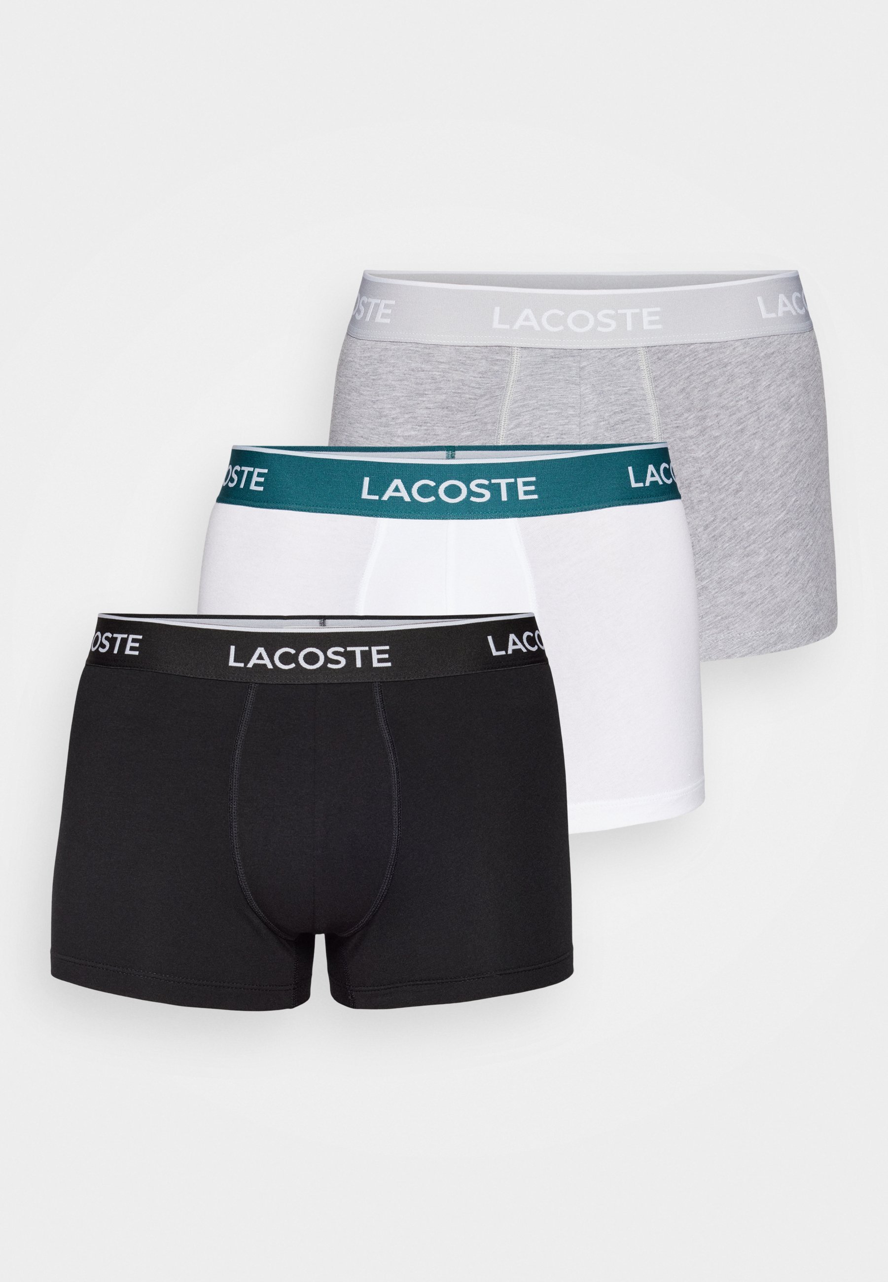 Lacoste ondergoed boxershorts 3-pack - Boxershorts - zwart/wit/zilver chine