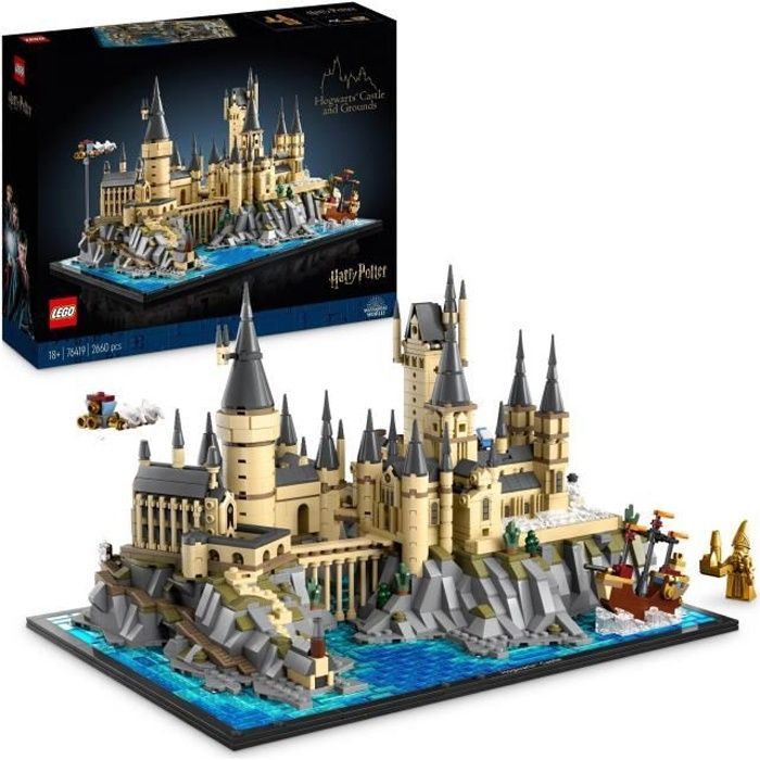 LEGO® Harry Potter 76419 Hogwarts Castle and Grounds, Building Model Kit for Adults, Including Iconic Locations