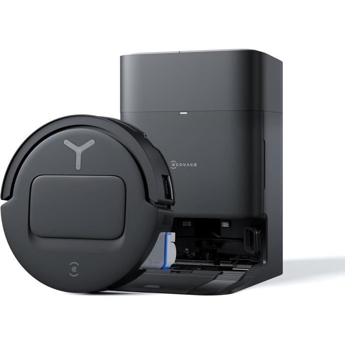 ECOVACS T80 OMNI - Robot aspirapolvere e lavapavimenti - 18.000 Pa - Pulizia automatica istantanea con rullo OZMO - ZeroTangle 3.0