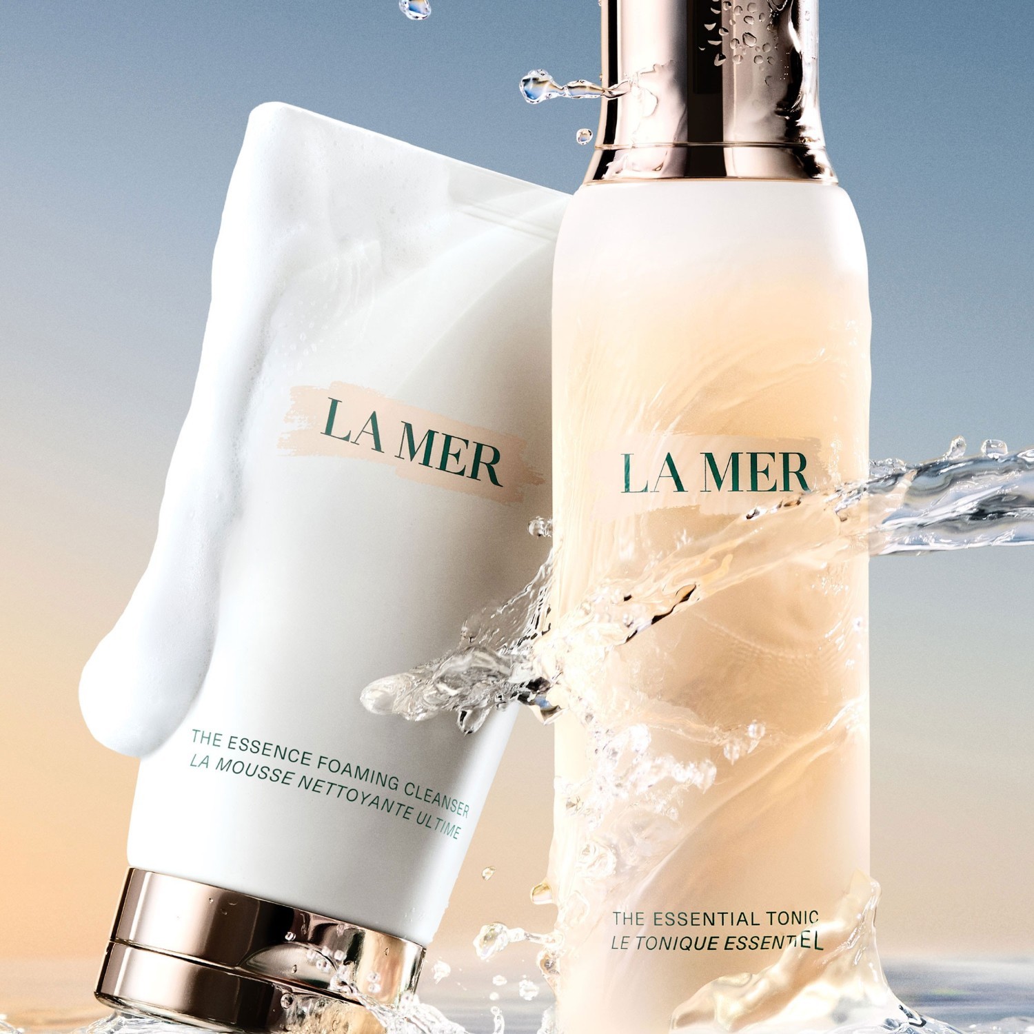 La Mer tīrīšanas želeja Mini Essentials The Essence putojošais tīrīšanas līdzeklis - 30 ml