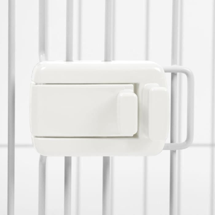 IRIS OHYAMA - Parque para cachorros / Recinto interior - Puerta corredera con cerradura - Para perros - Pet Circle - CLS-1130 - Blanco