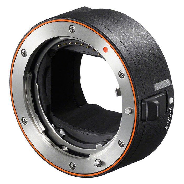 Anillo adaptador Sony LA-EA5 con enfoque automático ocular para objetivos Alpha