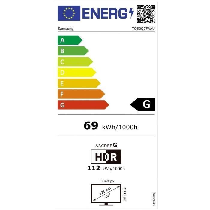 Samsung TQ50Q7FA - Televisor QLED de 50
