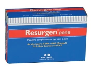NBF LANES Nbf Lanes Resurgen Pearls Suplemento alimentar regenerador para cães e gatos 60 pérolas