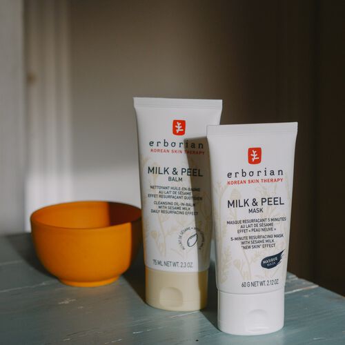 Masque au lait et à l'écorce
