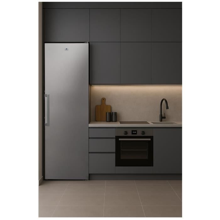 Congélateur armoire - CONTINENTAL EDISON - CECUF406NFIXD - 406 L-Total No Frost (Sans givre) Classe D - L70 x H191 cm - Silver