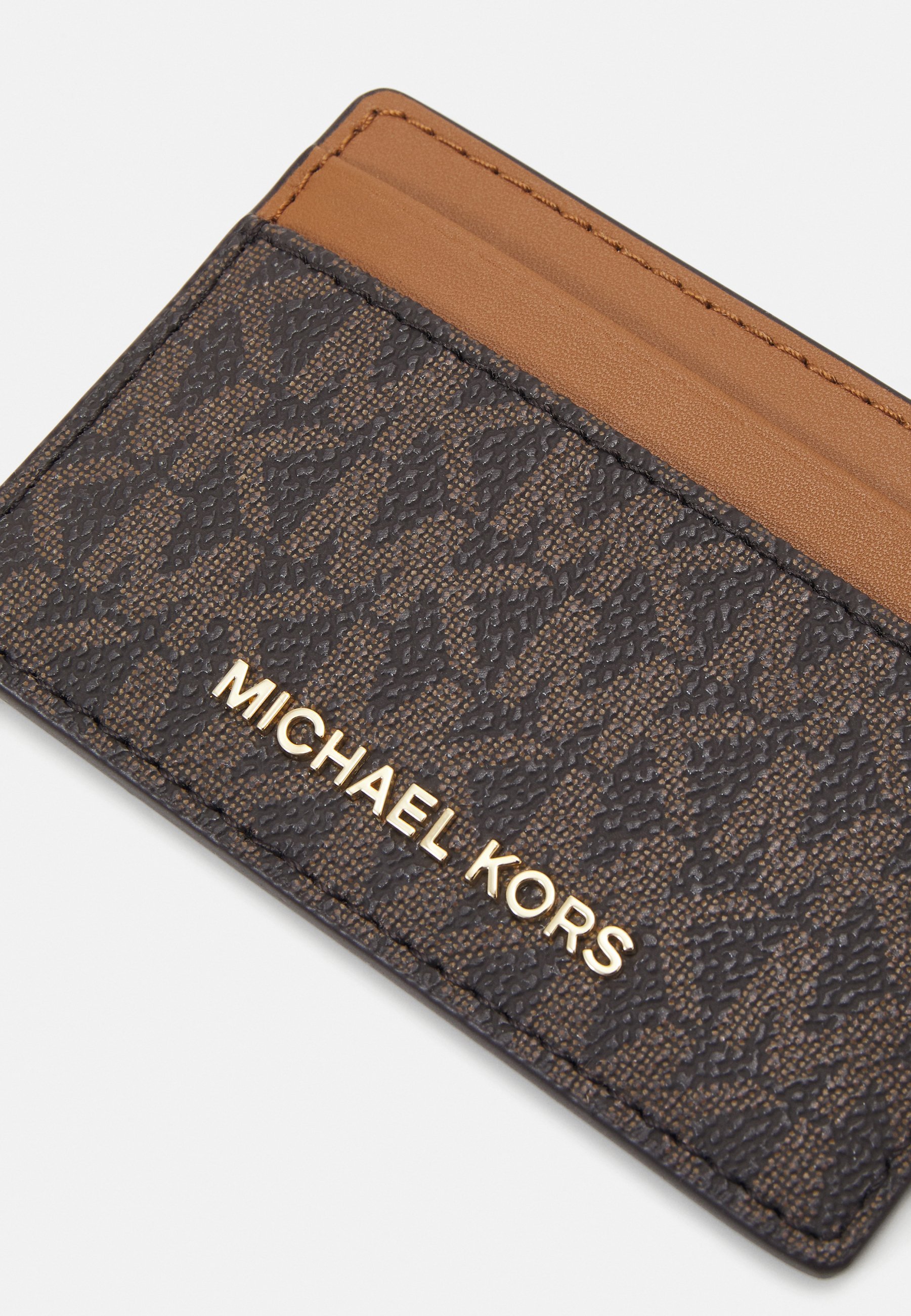 Porte-cartes MICHAEL Michael Kors JET SET - Porte-cartes de visite - marron