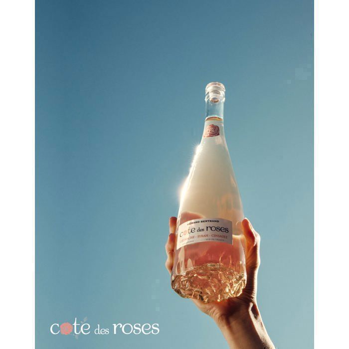 Vino rosado Gérard Bertrand Côte des Roses 2025 Lote de 6 Botellas 75cl