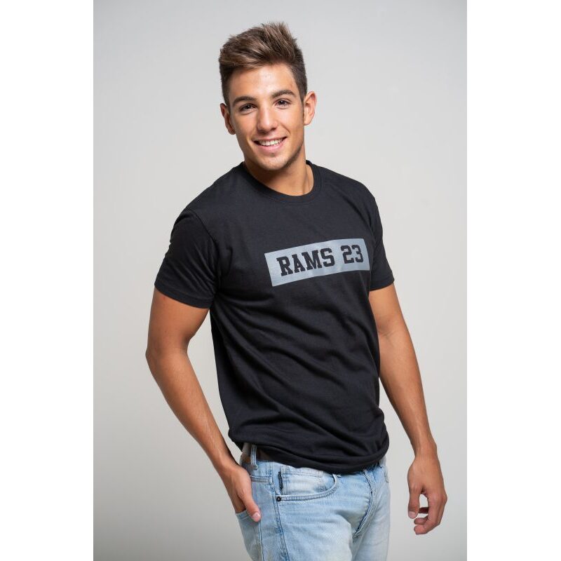  Rams 23 Rechteckiges T-Shirt mit Aufdruck