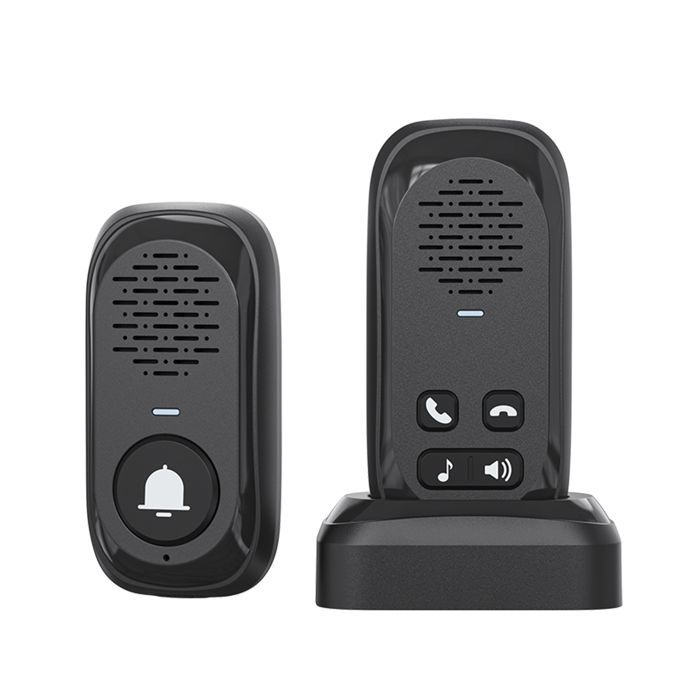 Wireless intercom doorbell - AKOZON - Voice chime - RF433 - 300m range - IP44