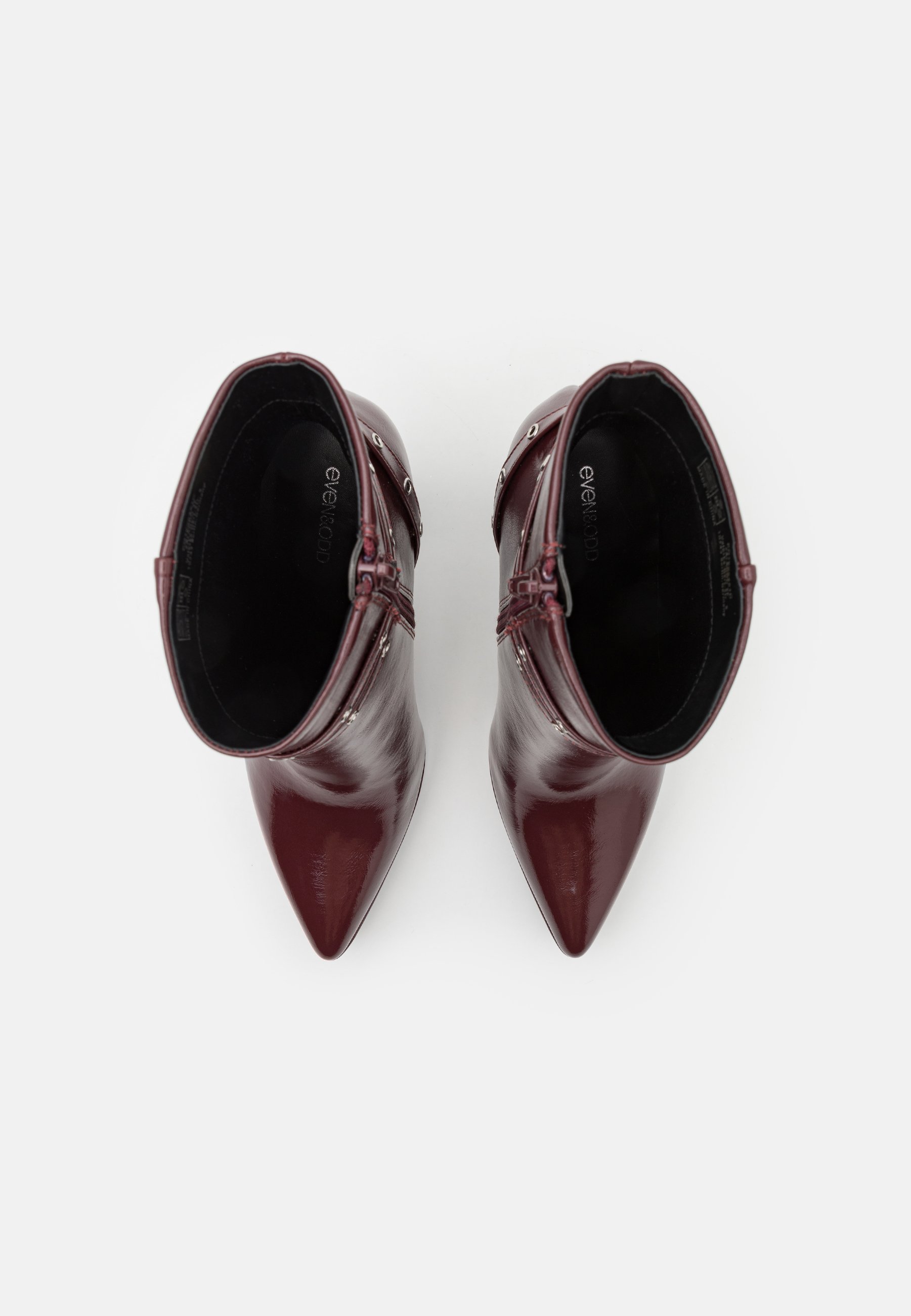 Bottines à plateforme Even&Odd - rouge foncé