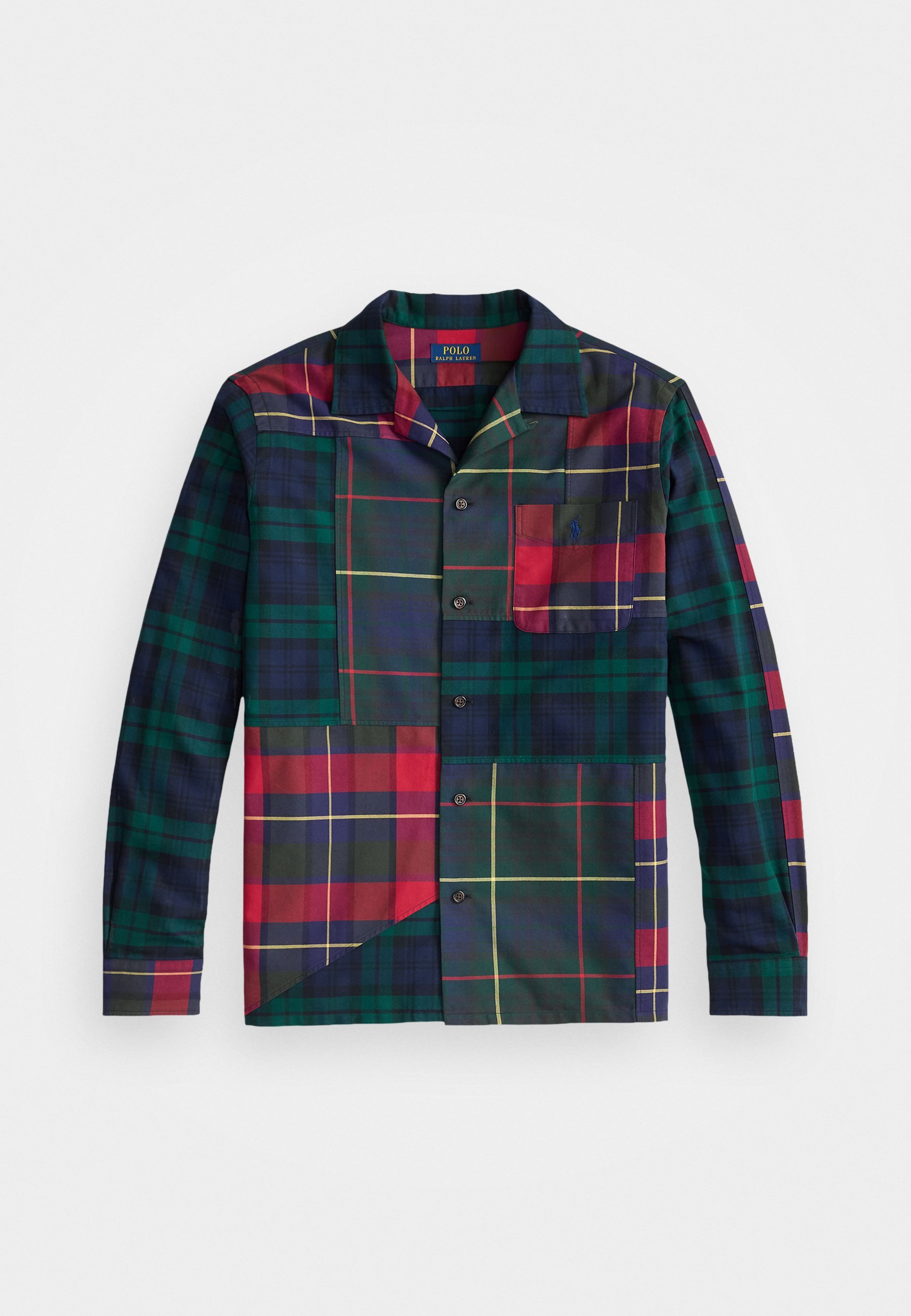 Polo Ralph Lauren Classic Fit Patchwork Oxford Camp Shirt - Shirt - meerkleurig