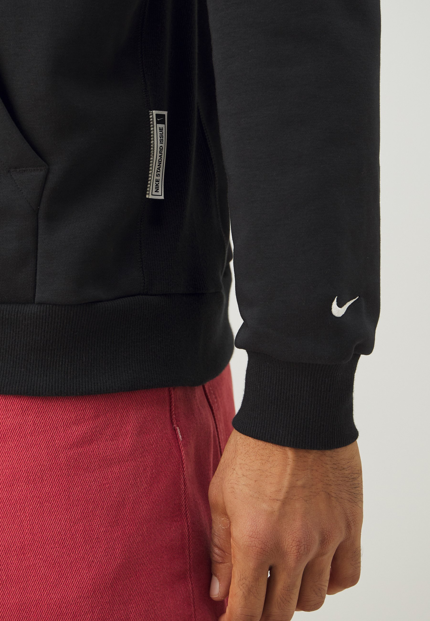 Moletom Nike Performance Standard Issue com zíper - Preto/Marfim claro