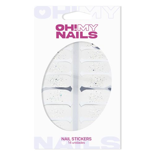 Oh My Nails naljepnice sa šljokicama Ukrašavanje i umjetnost noktiju