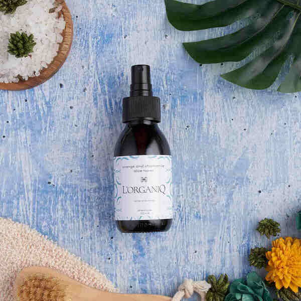 L'ORGANIQ Gesichtswasser mit Orange, Kamille und Aloe Vera, 100 ml