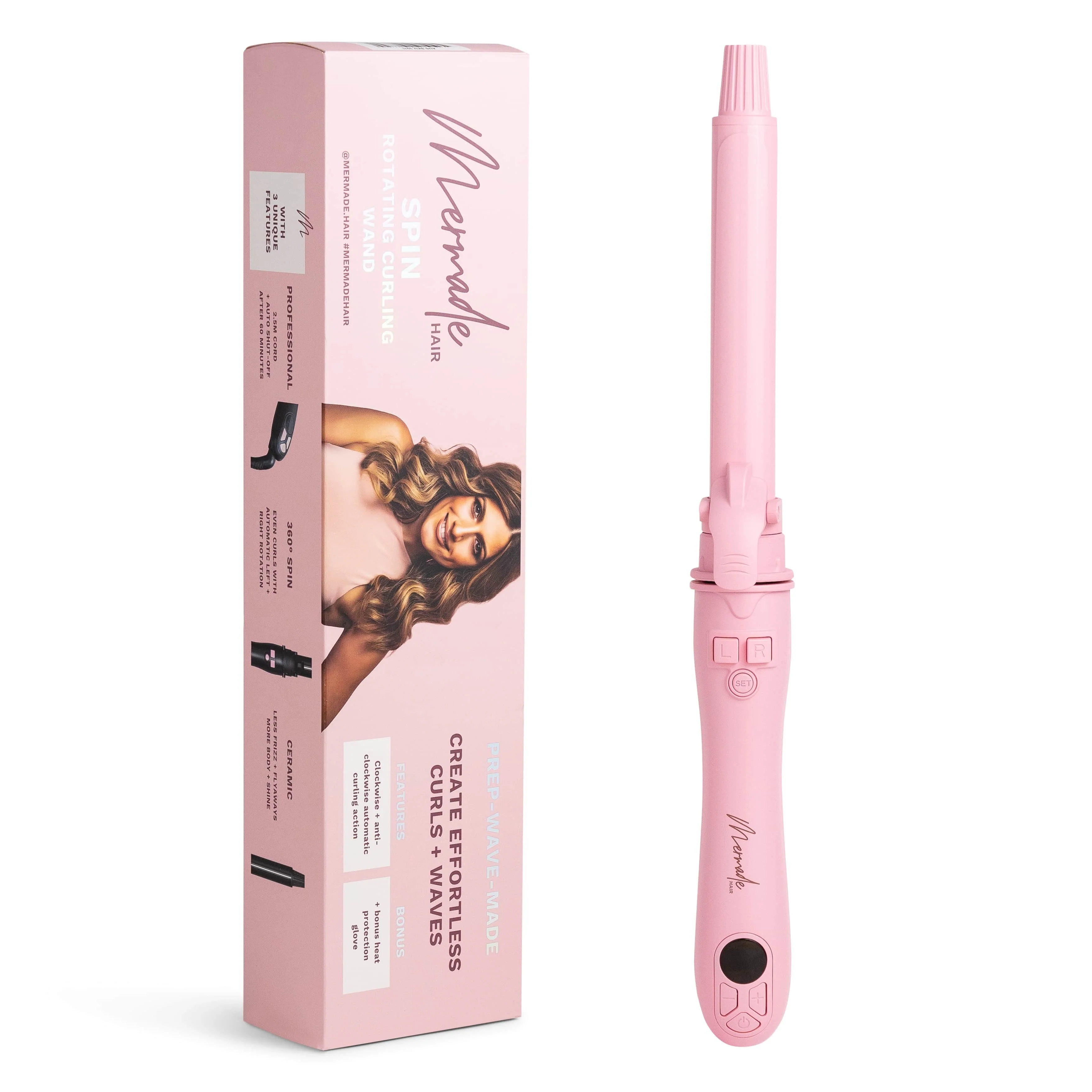 Hair Tools Mermade Spin 25mm - Piastra Capelli