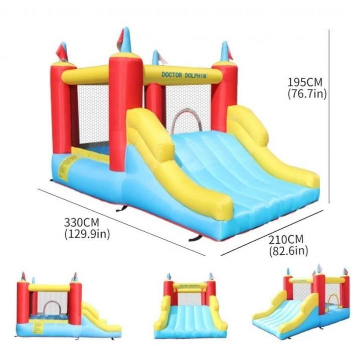 Castelo Inflável DUMBER - Jogos e Brinquedos para Crianças ao Ar Livre