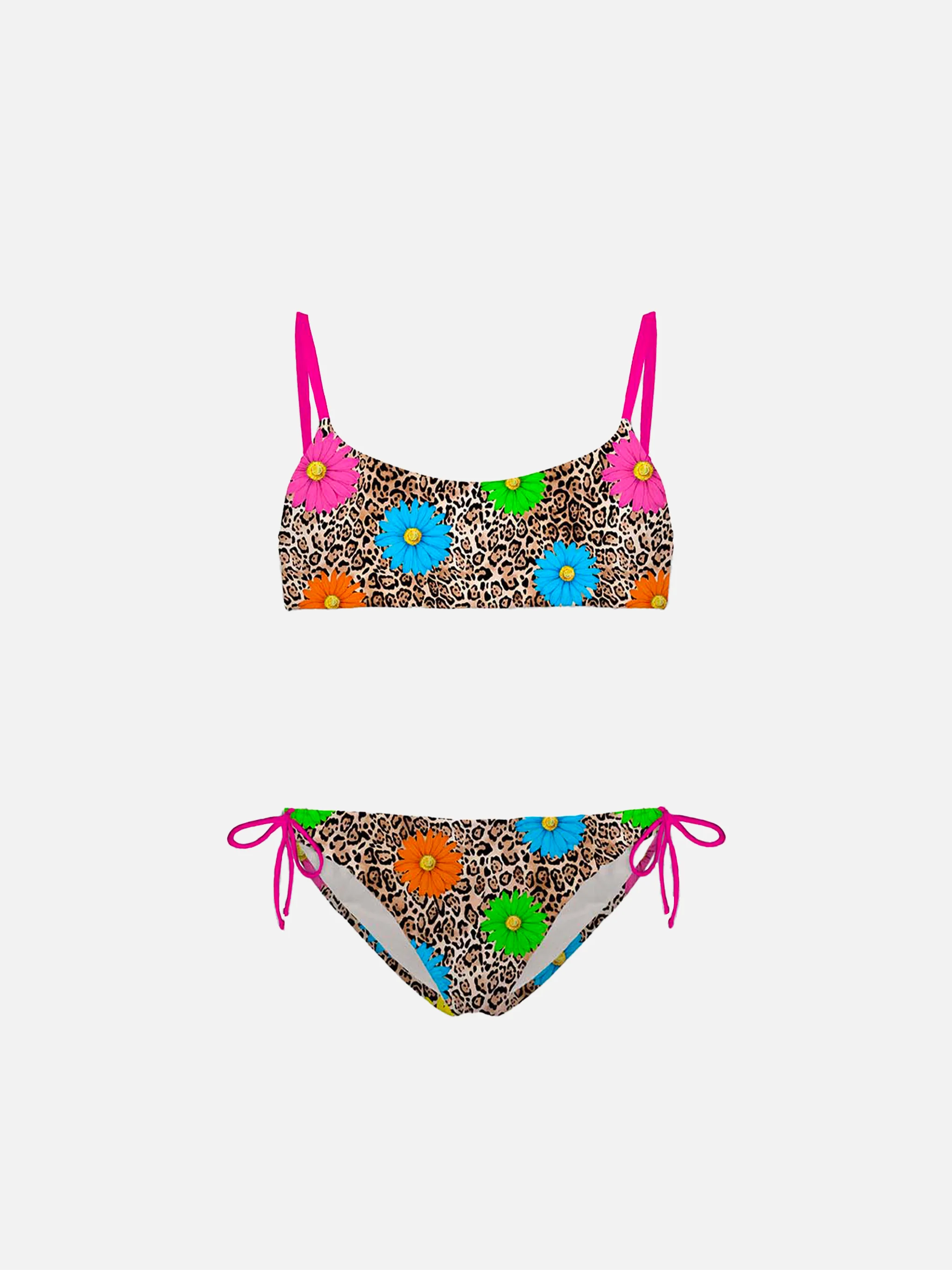 Bralette met luipaardprint, babybikini
