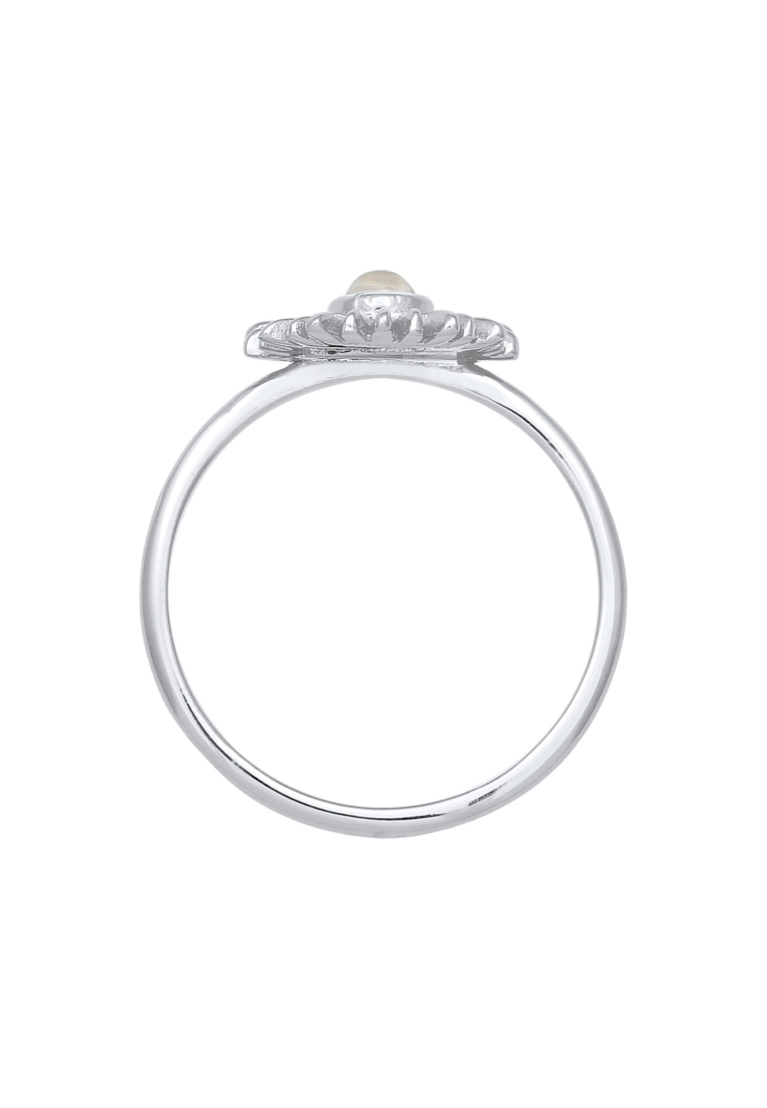 Elli Blogueur Femme Sun Boho Look Trend avec pierre de lune en argent sterling 925 plaqué or