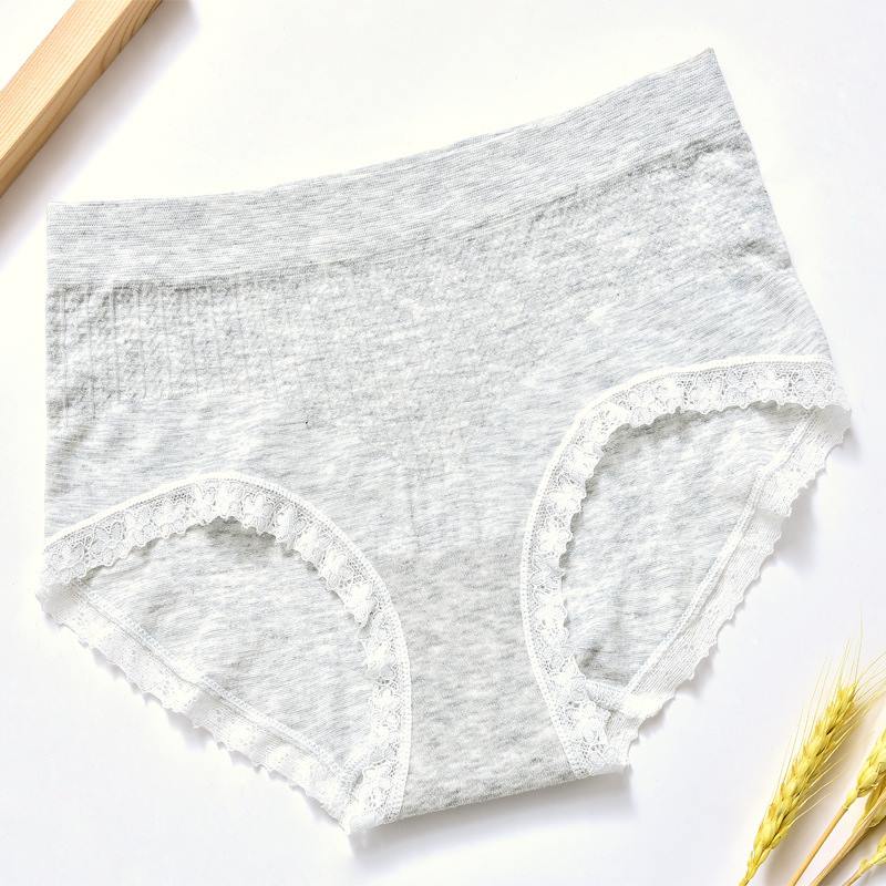 Slip da donna in puro cotone con lacci laterali, vita media, sexy, comodi, tinta unita, semplici, traspiranti, per studentesse