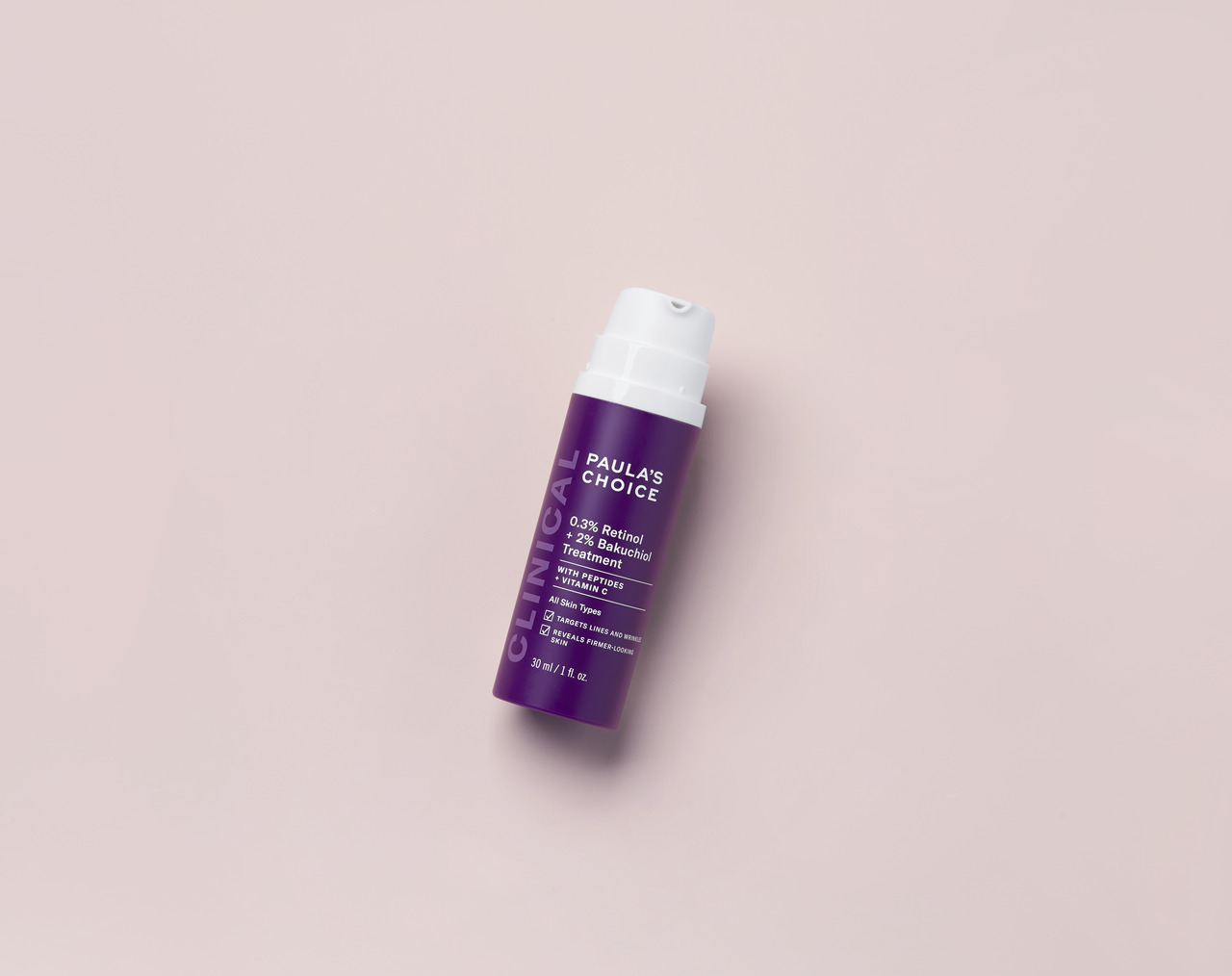 Tratament clinic cu 0,3% retinol + 2% bakuchiol 30 ml - Paula's Choice