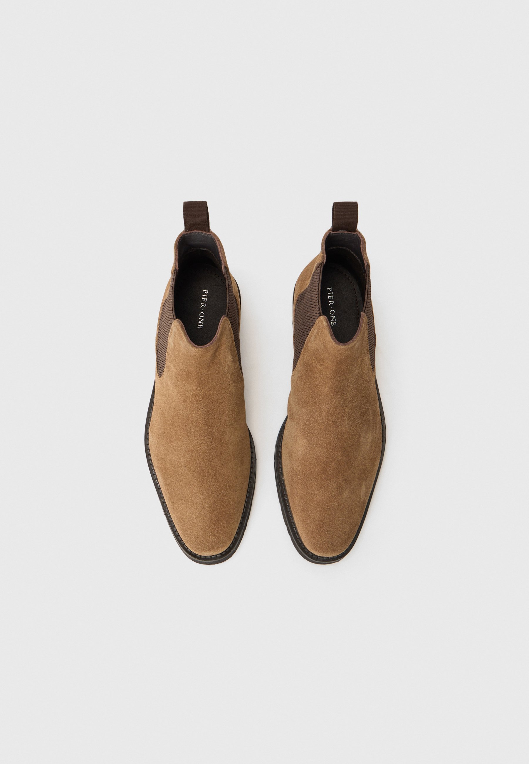 Pier One LEATHER - Stivaletti classici - marroni