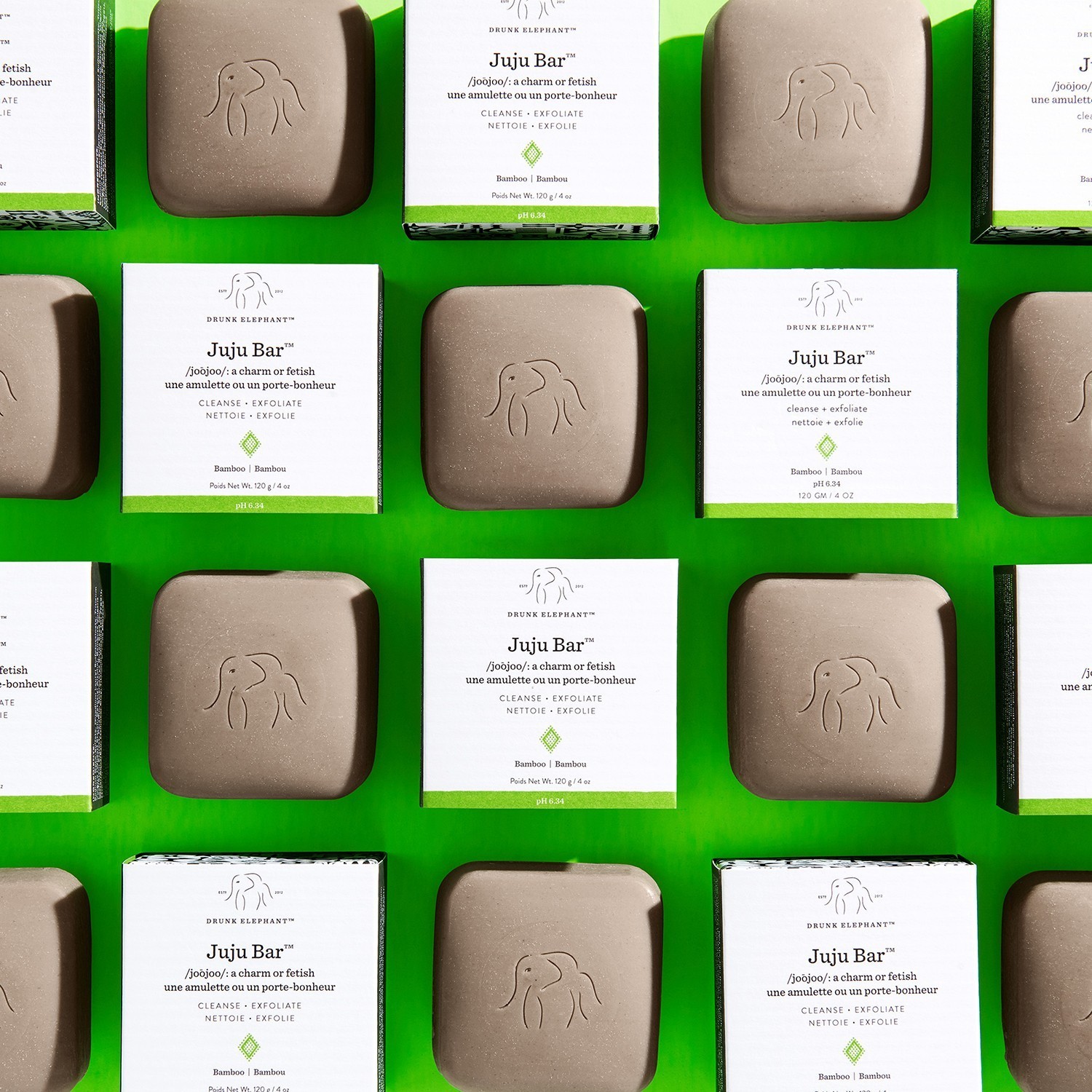 „Drunk Elephant Juju“ veido muilo gabaliukas – 113 g