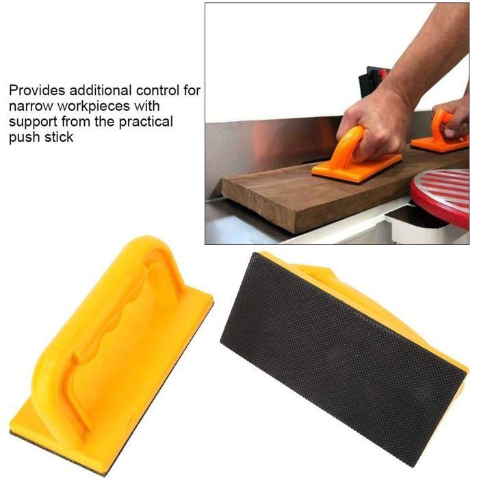 Sega a spinta in 2 pezzi, per legno, di sicurezza, da banco