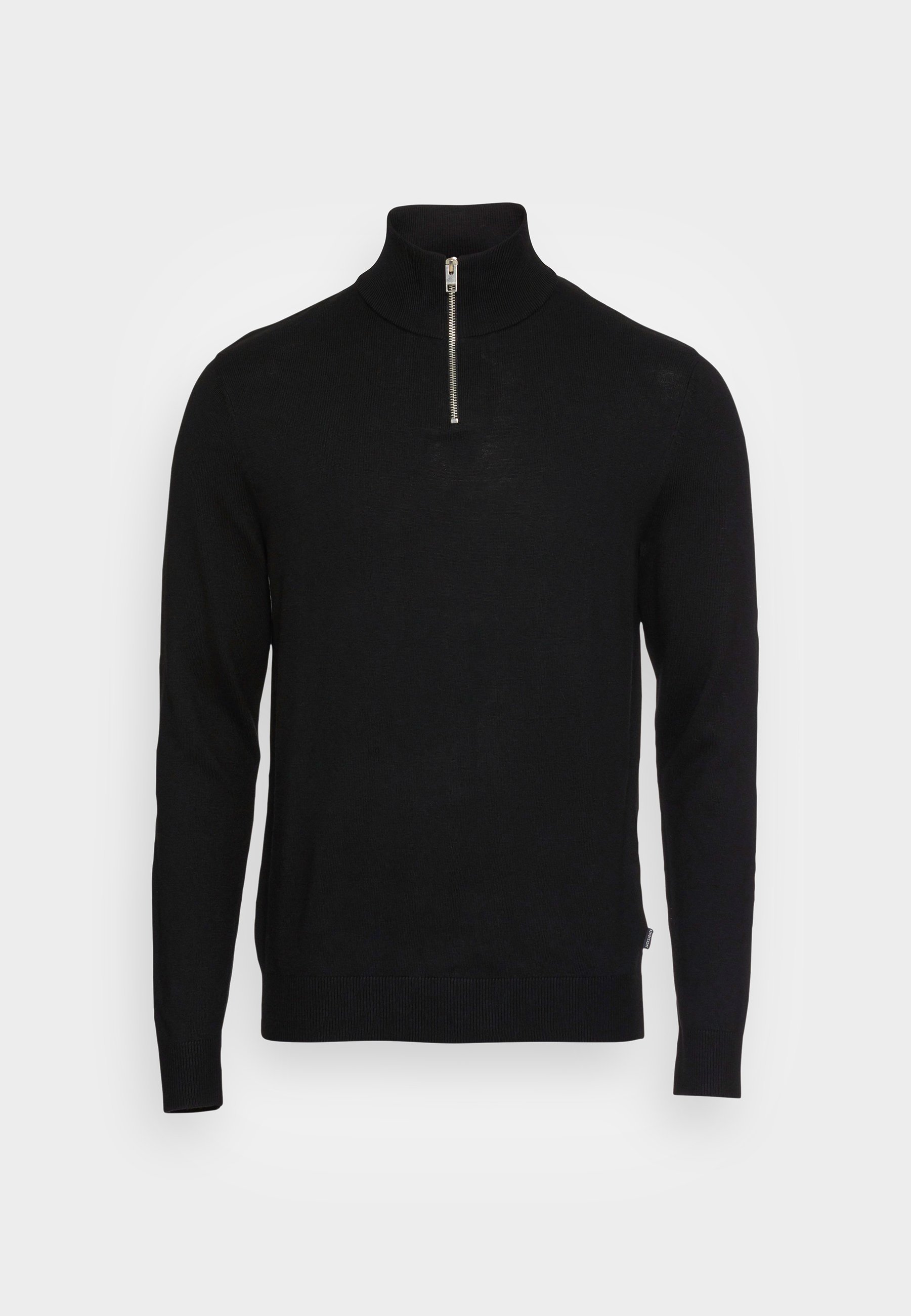 Jack & Jones JJEEMIL HALF ZIP - Pullover - schwarz