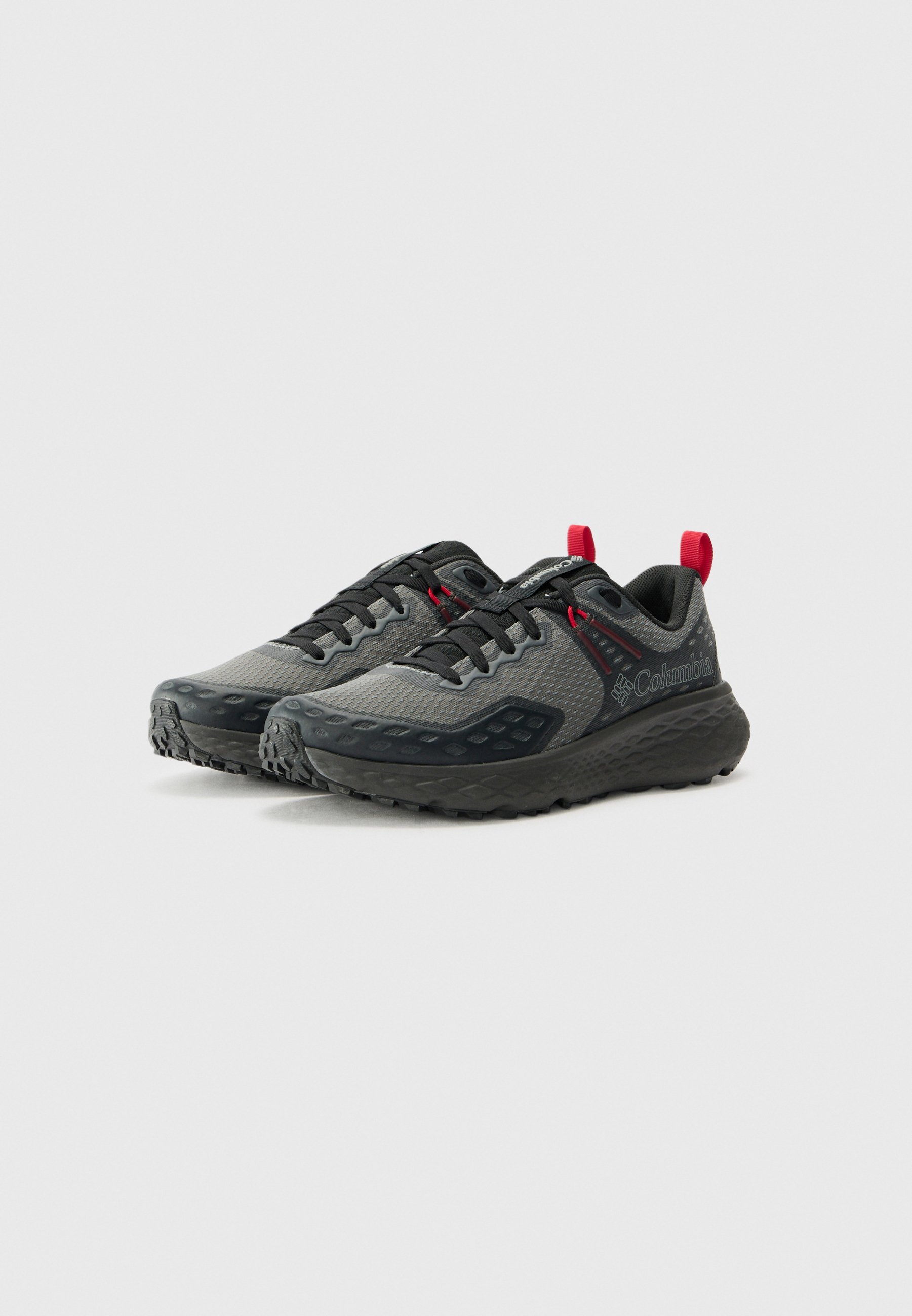 Columbia KONOS - Scarpe da trekking - grigio acciaio/rosso montagna