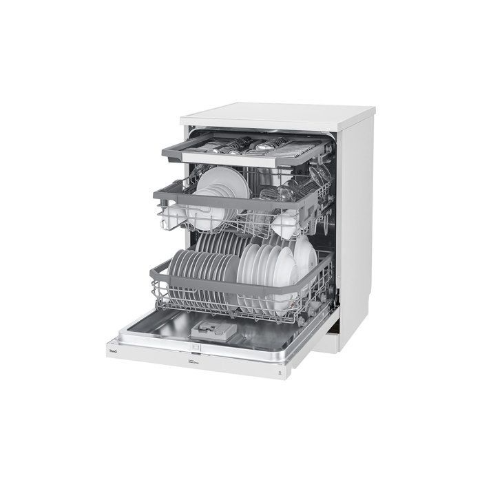 Lavavajillas de 60 cm - LG - DF365FWS - 14 servicios - Motor Inverter - Conectividad WiFi