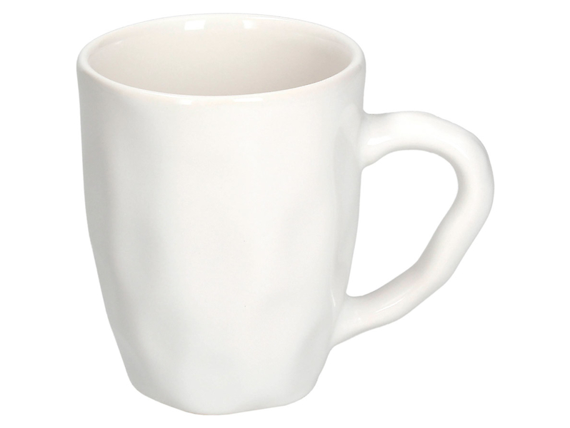 Kubek kamionkowy Nordik White 360 ml biały