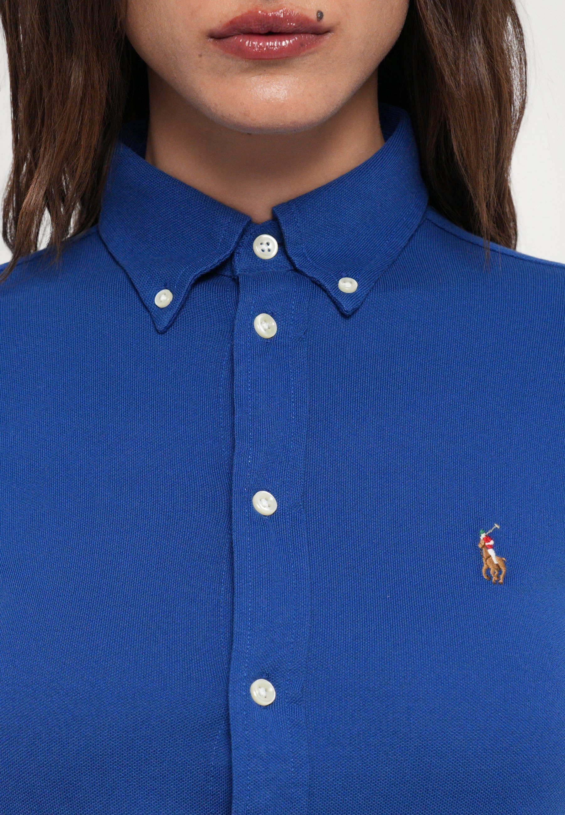 Polo Ralph Lauren Langarmbluse mit Knopfleiste – Vineyard Royal
