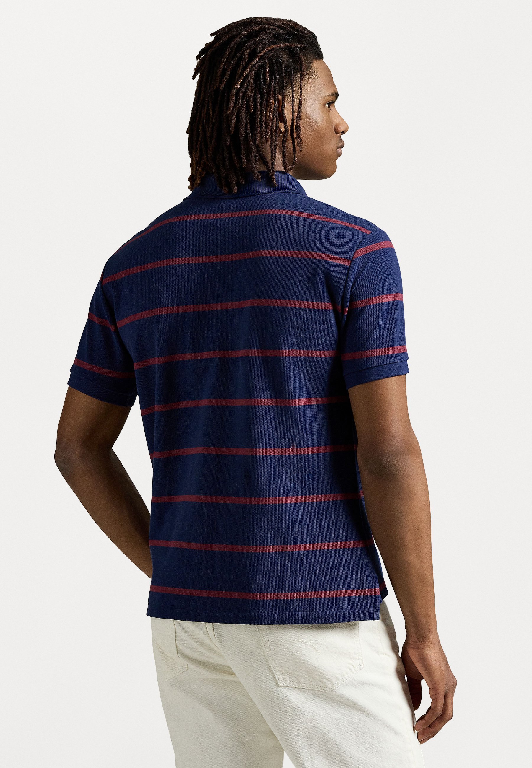 Polo Ralph Lauren MANICA CORTA - Polo - Newport blu navy/rosso vino