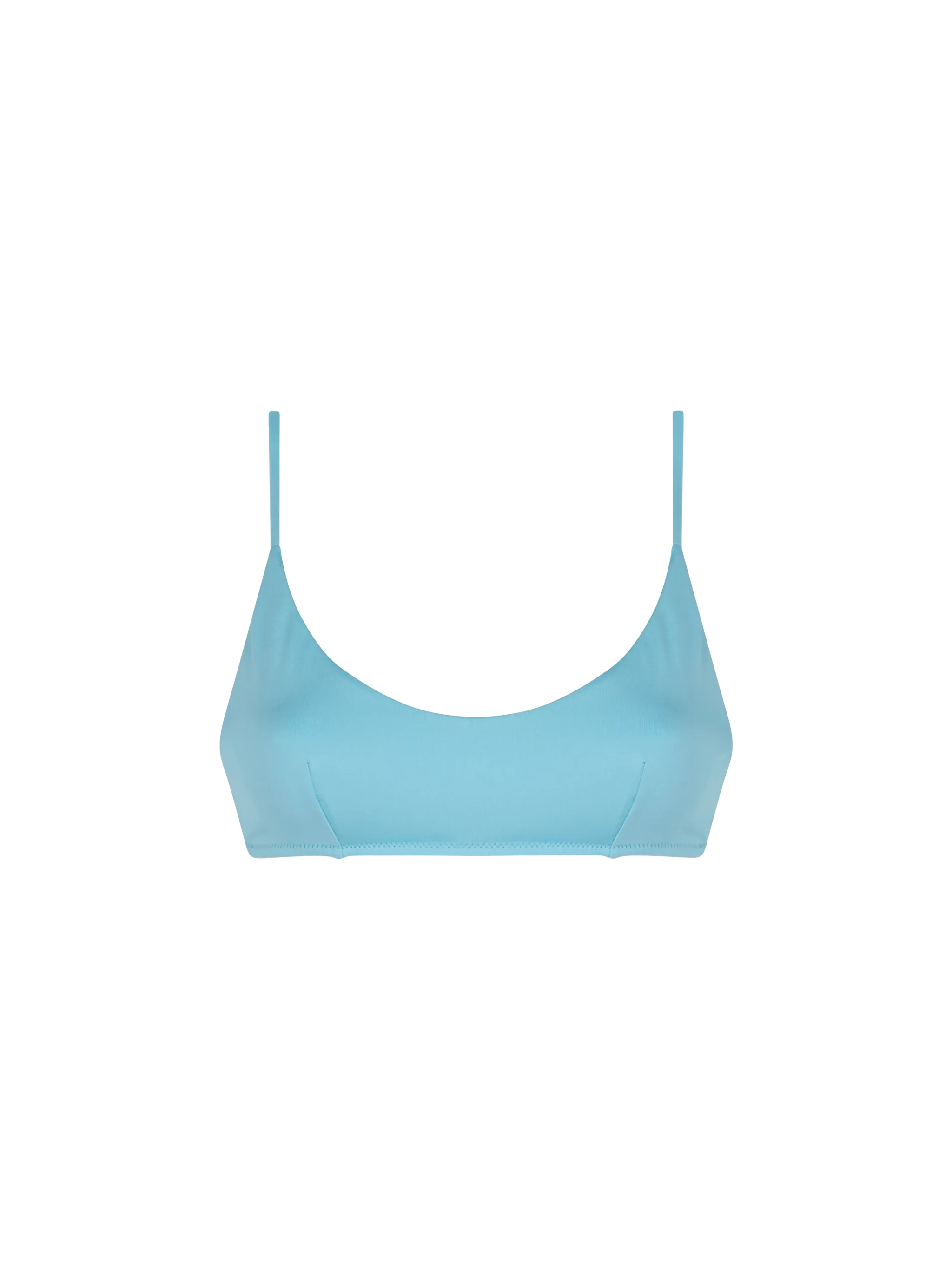 Disfraz da bagno bralette azzurro para mujer