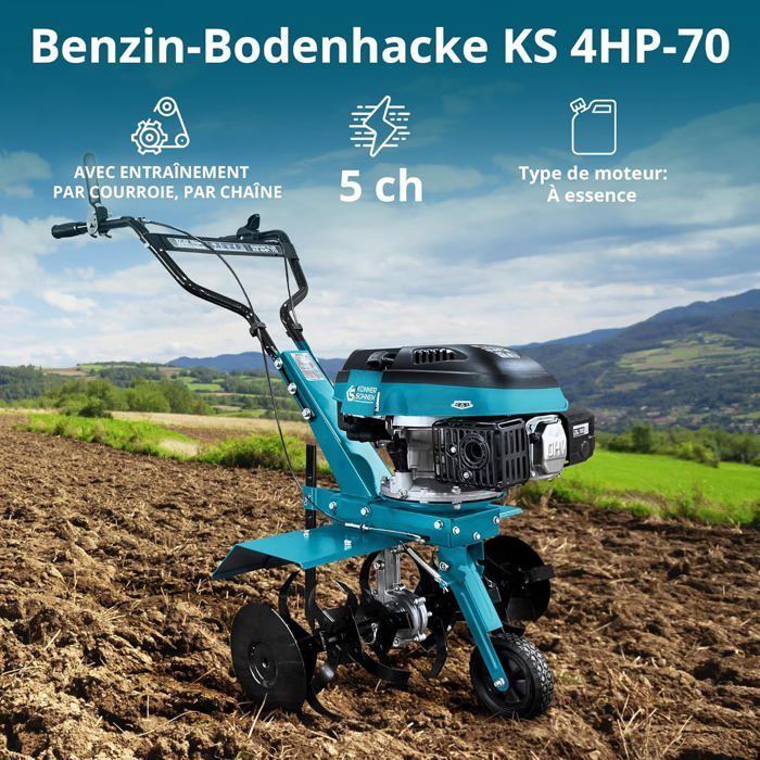 Motoazada de gasolina Könner & Söhnen KS 4HP-70 TM