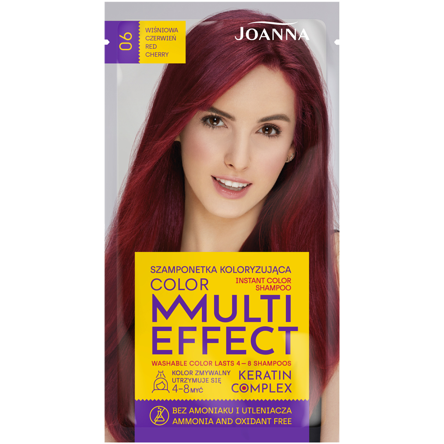 Joanna hair coloring shampoo 014 aromatic cappuccino Multi Effect