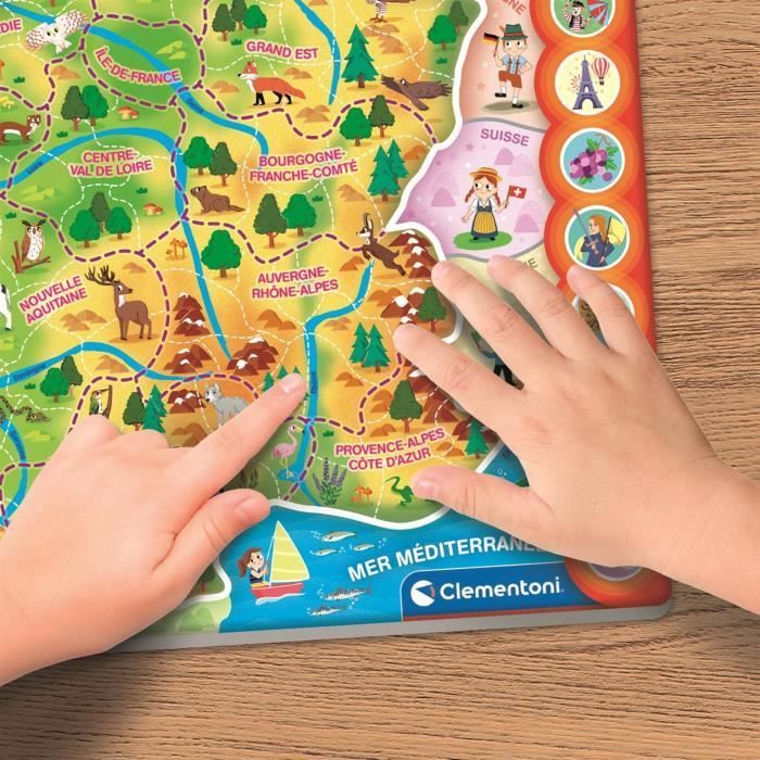 CLEMENTONI - Puzzle magnétique de la France