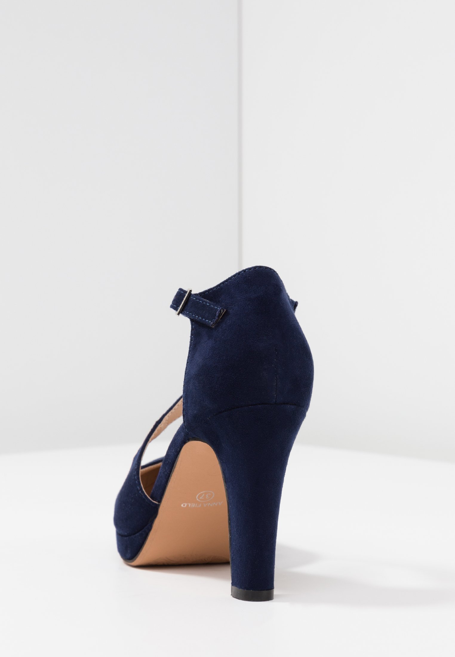 Anna Field hoge hakken - donkerblauw