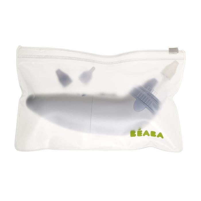 BEABA, Aspirador Nasal para Bebés, Aspirador Nasal Eléctrico Tomydoo, Ultrarrápido, Ajustable, 3 Puntas, Esterilizable, Mineral